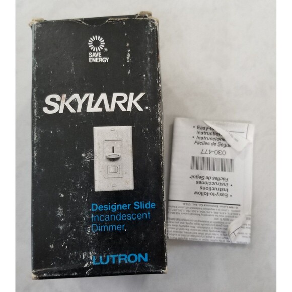 Lutron Skylark Low Voltage Dimmer SLV-600P-WH nib - Picture 4 of 7